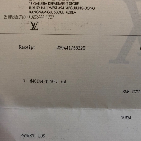 W/Receipt 🌼🌼 RETIRED 🌼🌼 Louis Vuitton Tivoli GM - Picture 7 of 16